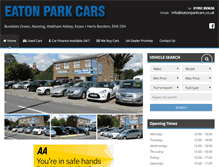 Tablet Screenshot of eatonparkcars.com
